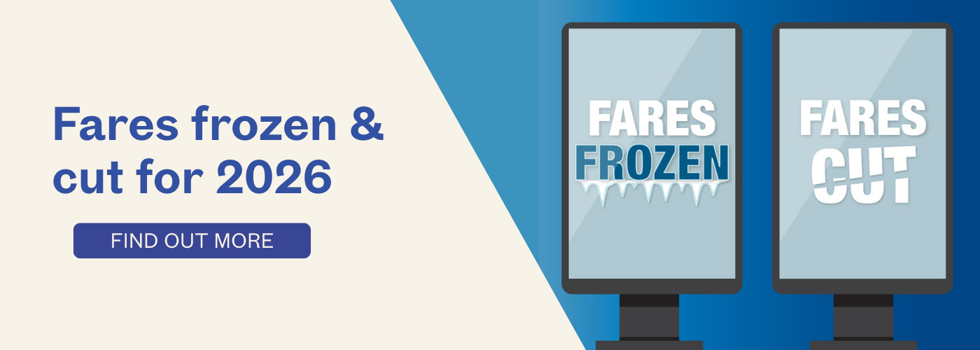 Supertram Fares frozen 2026