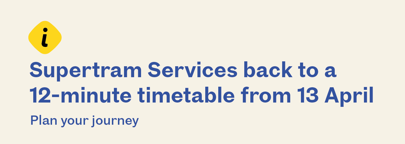 Supertram Services Back to Normal