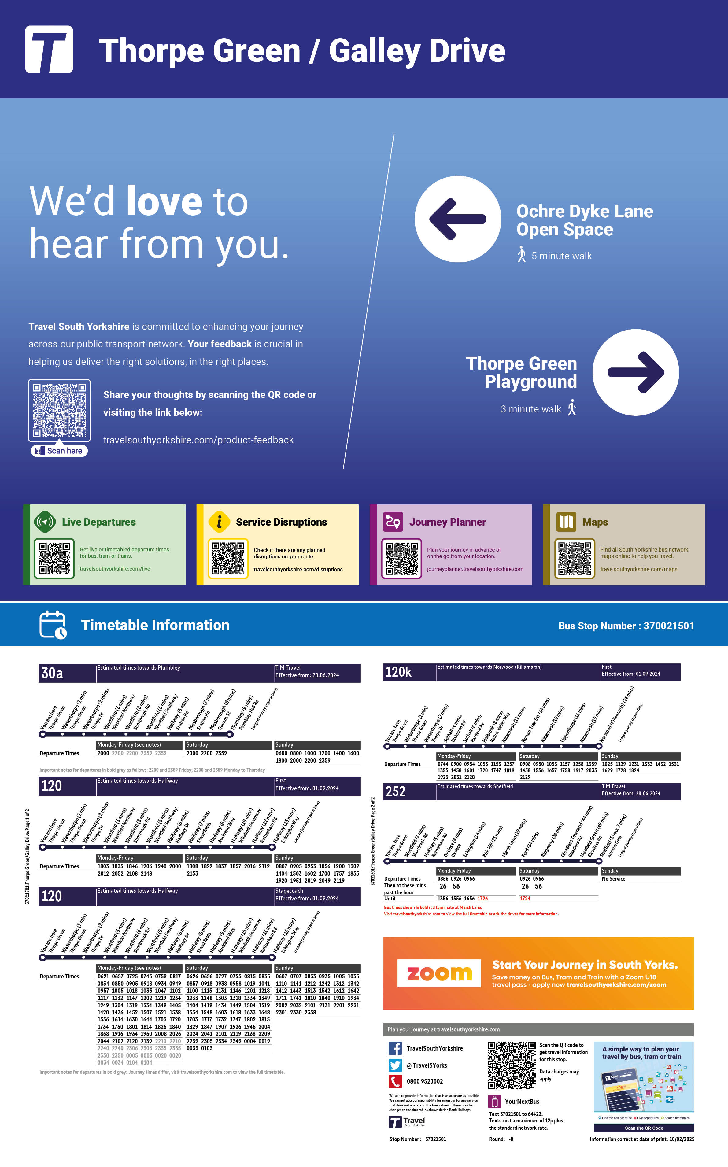 New Information Poster design for bus shelters