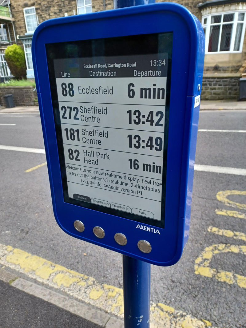 E-Ink Timetable Device
