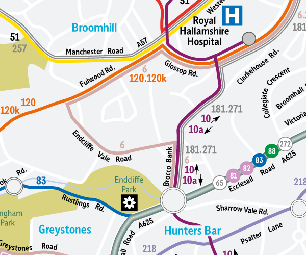 Sheffield Network Map