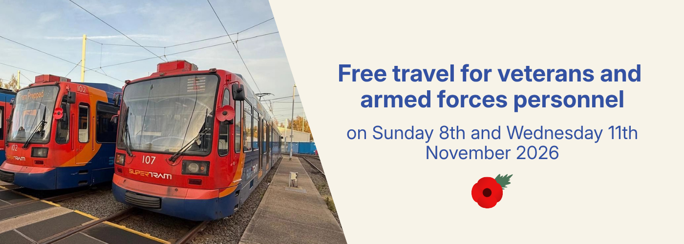 Free travel for veterans and armed forces personnel on 8 and 11 November 2026  (opens in a new tab)