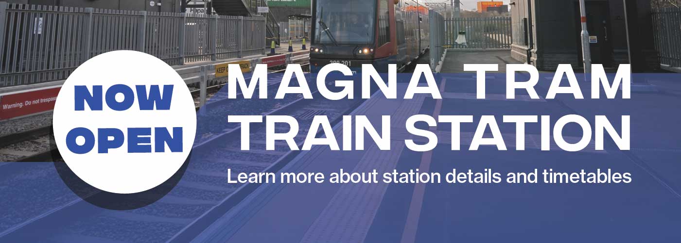 Magna Tram Train Station Now open