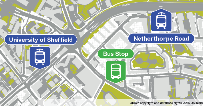 Fitzalan Square bus stop location
