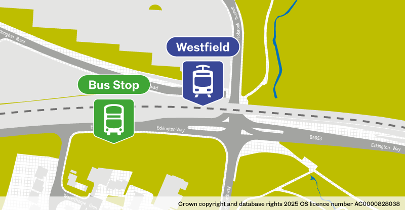 Westfield bus stop location