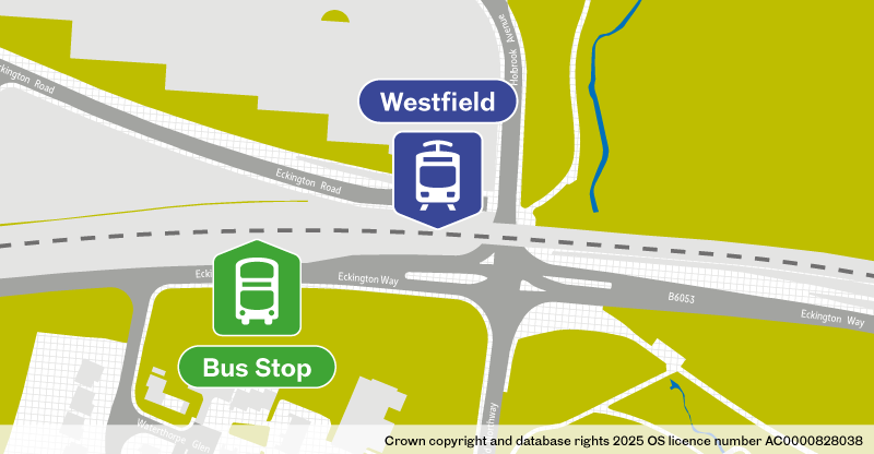 Westfield bus stop location