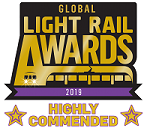 Global Light Rail Award Highly Commended 2019