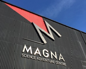 Outside of the Magna Science Adventure centre