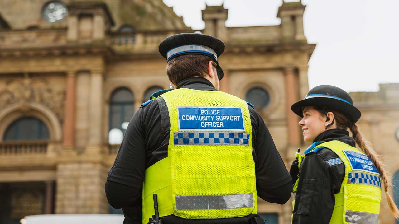 Two police community support officers