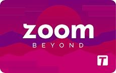 Front of pink Zoom beyond card