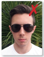 Photo no sunglasses Photo no sunglasses