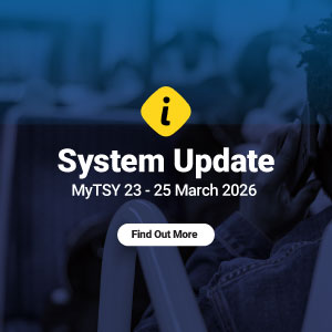 System update MyTSY 23-25 march 2026