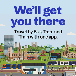We'll get you there - Travel by bus, tram and train with TSY app