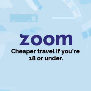 Zoom: Cheaper travel if you're  18 or under