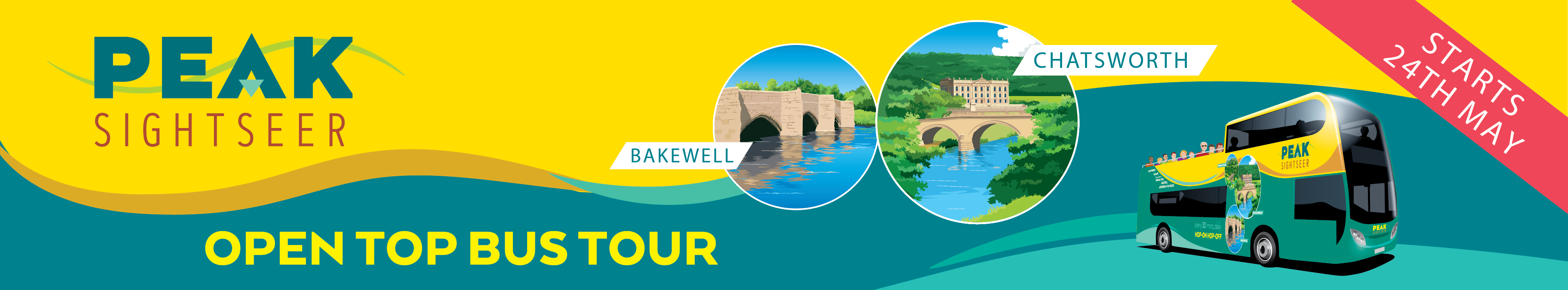 Peak Sightseer Open top bus tour