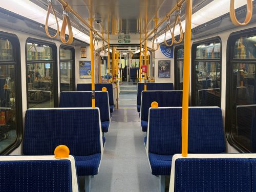 The tram interior cleaner surfaces and an improved overall finish