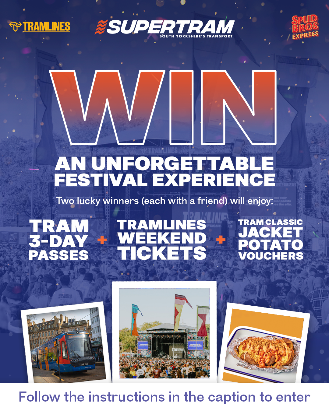 Win a festival experience for 2026 banner