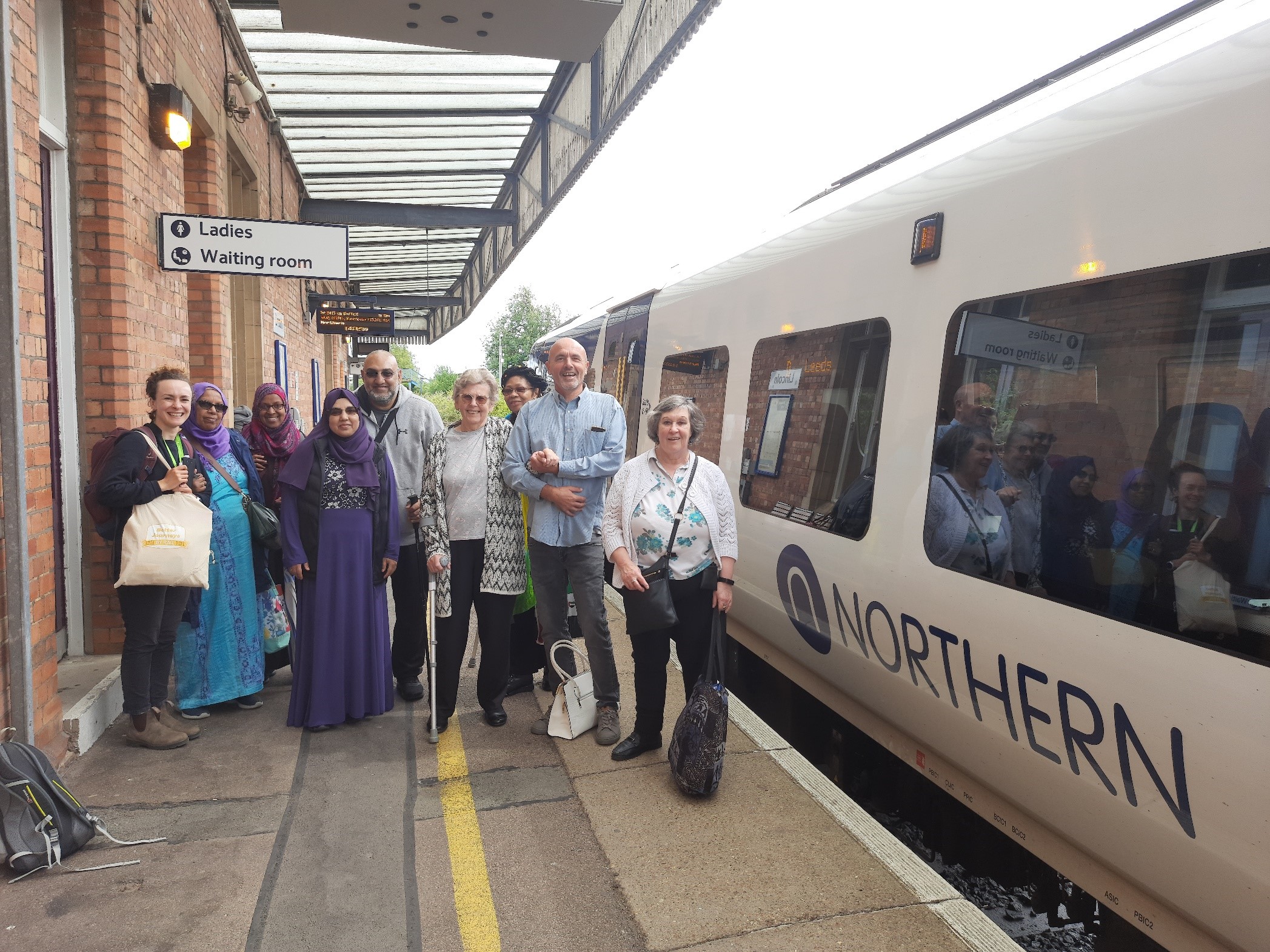 People about to visit Lincoln