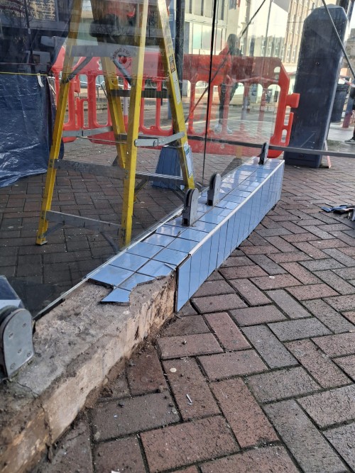 Before: Castle Square platform tiles