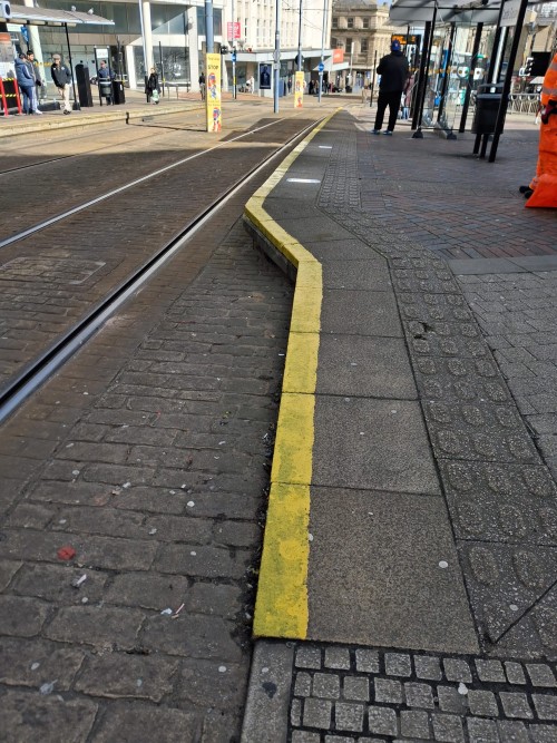 After: Castle Square yellow lines