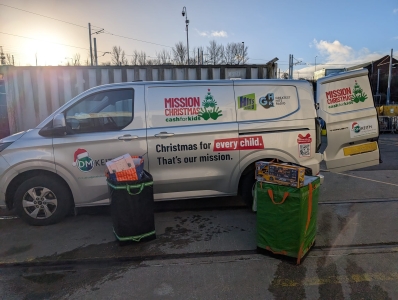 Van filled with kindness, ready to bring joy to homes across South Yorkshire.