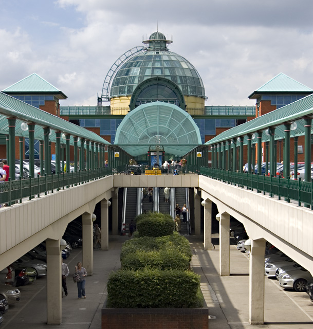 Exterior of Meadowhall Shopping Centre)
