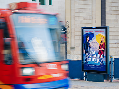 Supertram 6 sheet advertising