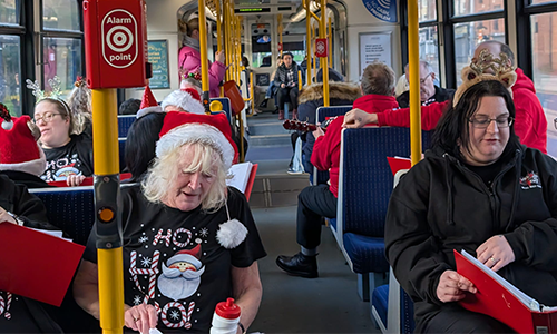 Onboard customer experiences and events at Supertram