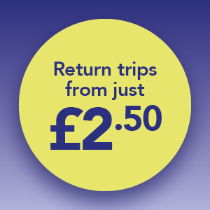 Door to door image : return trips from just £2.50