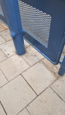 Tram interior cleaning result after treatment