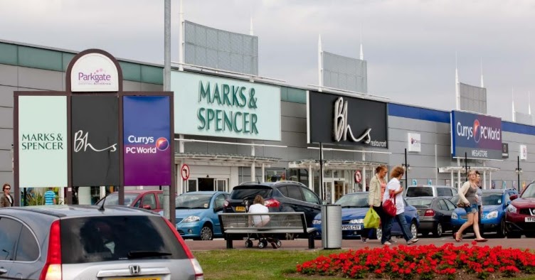 Exterior of Parkgate Shopping Centre