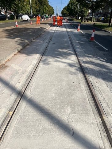 New rails in the ground 1