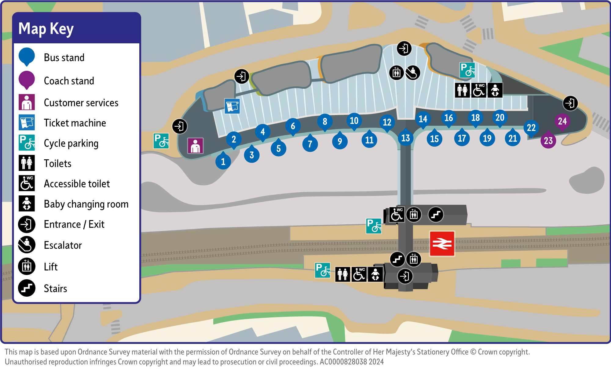 Barnsley Interchange Map