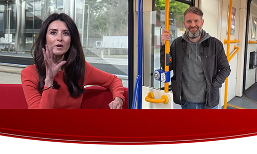 Live broadcasting onboard Supertram