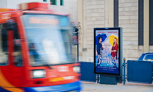 Out of home advertising on the Supertram network