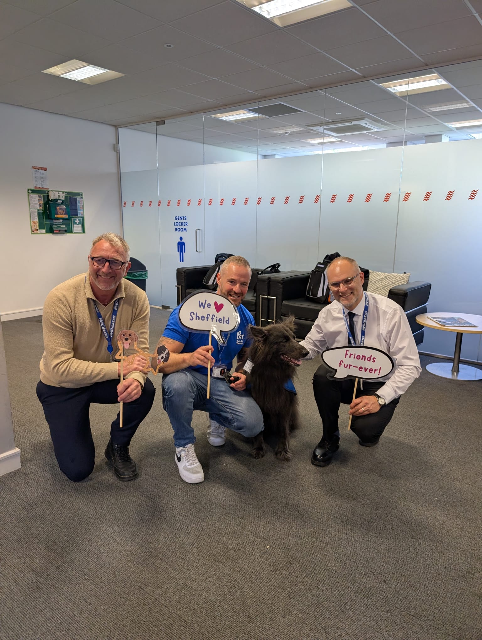 David Tingle, Steve O’Callaghan, Nya and David Price at Supertram