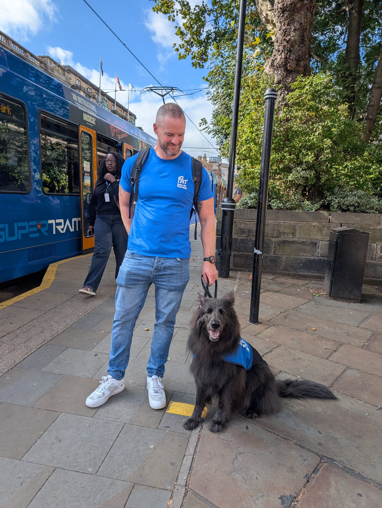 Steve O’Callaghan with Nya 