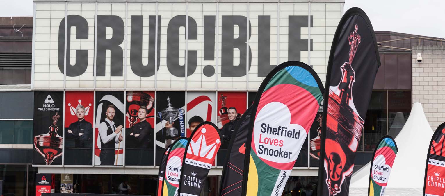 World snooker championship green carpet event at Crucible