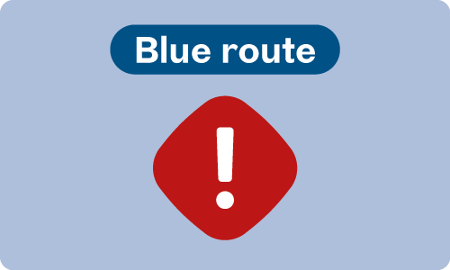 Blue route status update