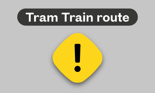 Tram Train service changes on Saturday evenings