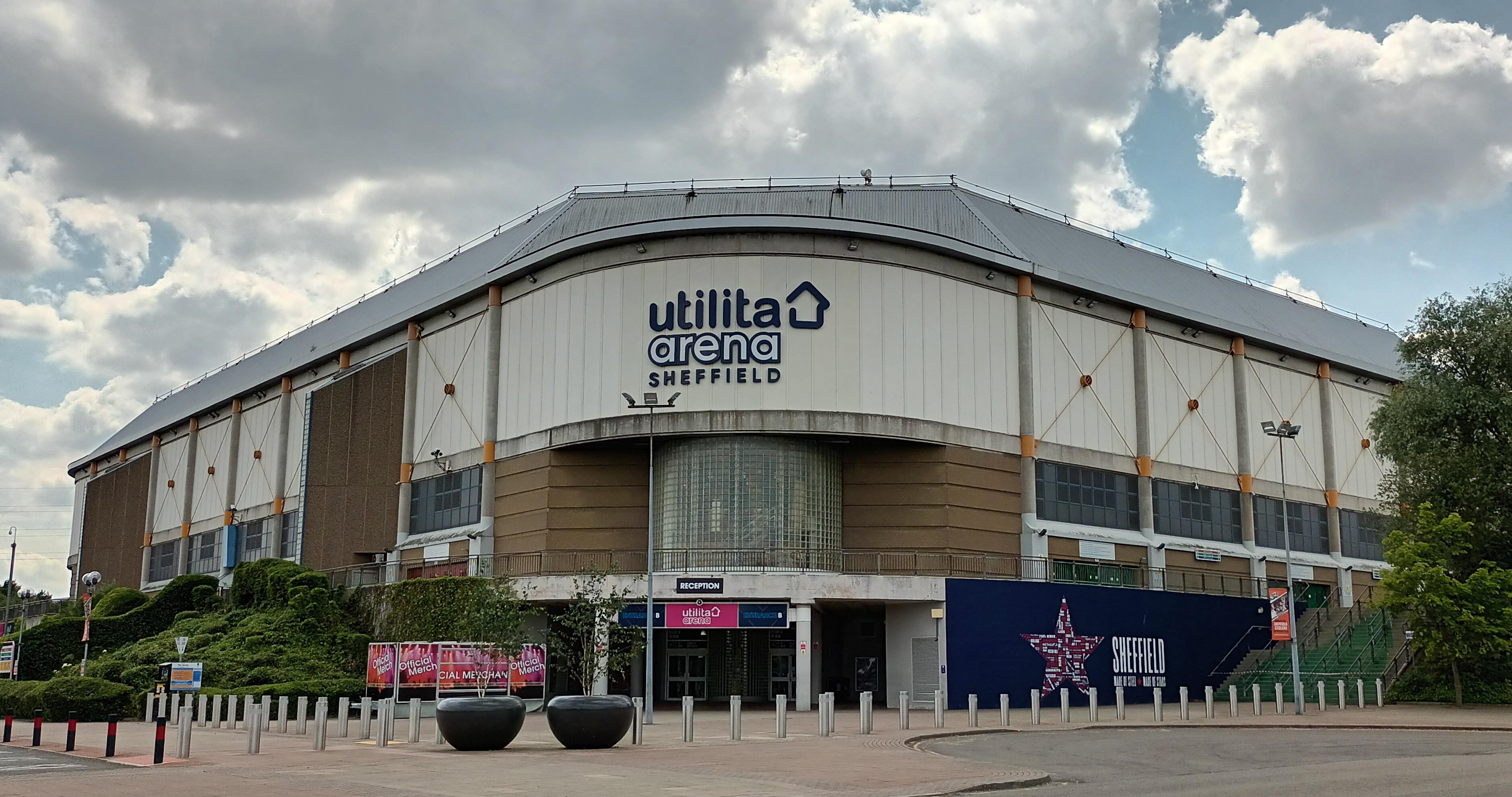 Exterior of Utilita Arena Sheffield