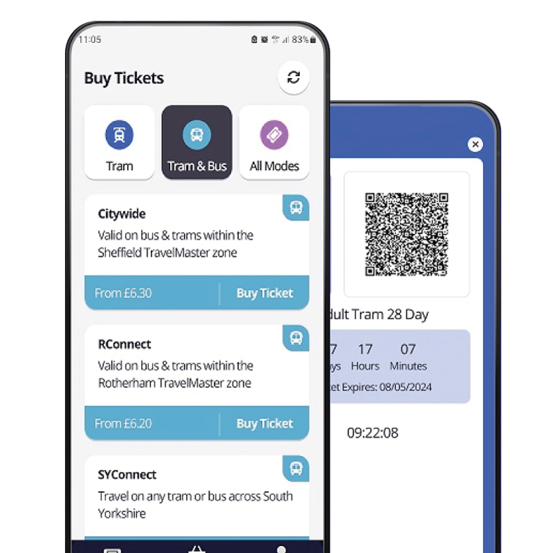 Screenshot of TSY app